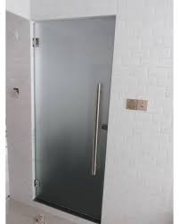 Toilet Frosted Entrance Door