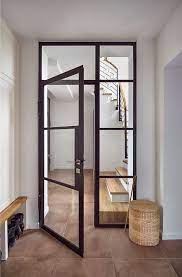Black Steel Frame Doors Glass Doors