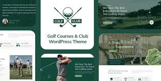 Colf Golf Course And Club Wordpress Theme