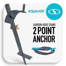 Garden Hose Stand With Brass Faucet