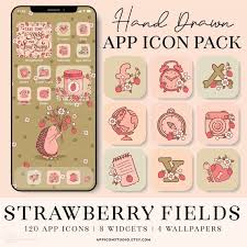 Strawberry App Icons Cottagecore Ios 14