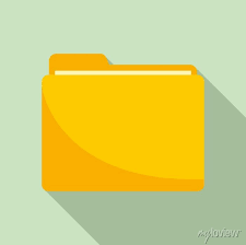 Storage Computer Folder Icon Flat