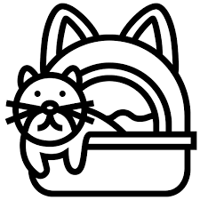 Litter Box Free Animals Icons
