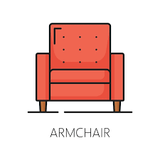 Armchair Furniture Icon Home Interior