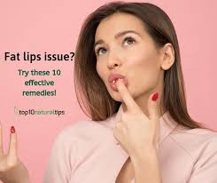 reduce fat swollen lips naturally