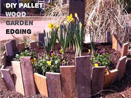 How To Make Garden Edging From Pallet Wood
