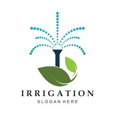 Irrigation Logo Design Vector Icon