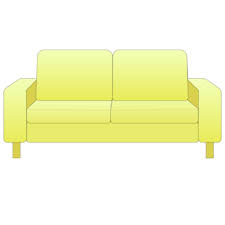 Comfortable Sofa Vector Art Png Images