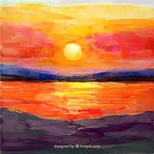 Painting Sunset Images Free