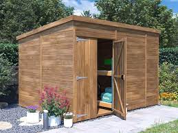 Overlord Modular Pent Shed 2 4m X 3 0m
