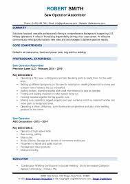 saw operator resume samples qwikresume