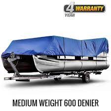 Blue Pontoon Boat Cover Size Pt 3 P 600
