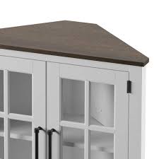 Twin Star Home White Accent Cabinet