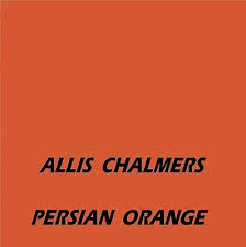 Allis Chalmers Persian Orange Machinery