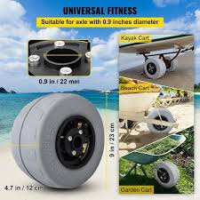 Vevor Beach Balloon Wheels 9 Replacement Sand Tires Pvc Cart Tires For Kayak Dolly Canoe Cart And Buggy W Free Air Pump 2 Pack