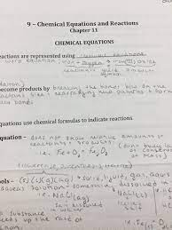 Unit 9 Test Chemical Reactions