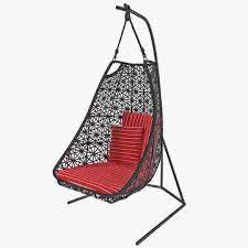 Single Swing Garden Chair 3d Model