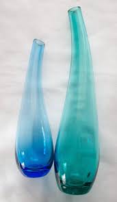 Vintage Ikea Handblown Colored Glass