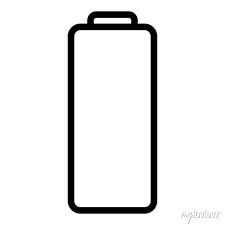 Empty Battery Icon Outline Empty