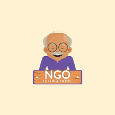 Ngo Old Age Home Vector Mascot Logo