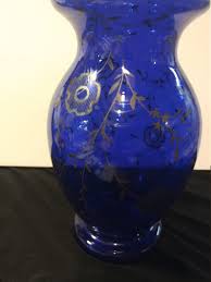 Vintage Cobalt Blue Czechoslovakian