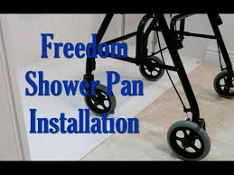 Freedom Shower Pan Installation