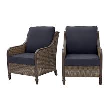 Brown Wicker Outdoor Patio Lounge Chair