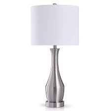 Brushed Steel Bedside Lamp L319731ds