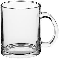 Acopa Customizable Glass Coffee Mug