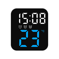Led Digital Alarm Clock W Temperature