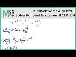 Kuta Algebra 1 Solving