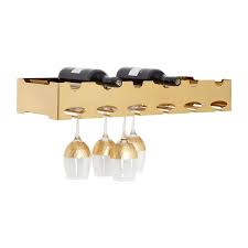 Wine Rack With Glass Holder