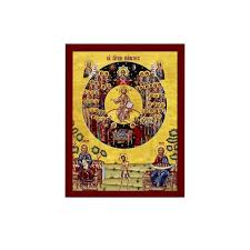 Synaxis Of All Saints Icon Handmade