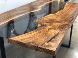 Resin Wood Glass Furniture Decor