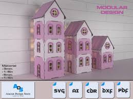 Modular Design Miniature Dollhouse Flat