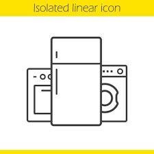 Appliances Linear Icon Washing Machine