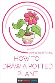 How To Draw A Potted Plant Really