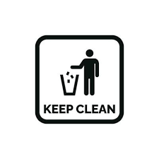 Keep Clean Vector Art Icons And