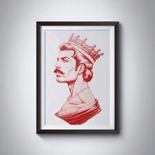 Freddie Mercury Print Freddie Mercury