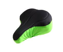 Orange Padded Bike Seat Cover With Eco