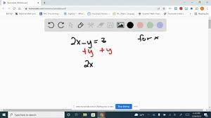 Solved Solve For The Indicated Variable