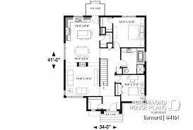 House Plan 2 Bedrooms 1 Bathrooms