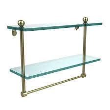 Clear Glass Bathroom Shelf