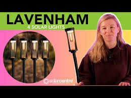Lavenham Solar Garden Lights 4 Pack