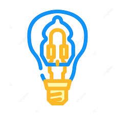 Yellow Light Bulb Clipart Hd Png