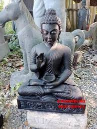 Black Stone Buddha Statues Home At Rs