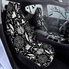 Mystic Bats Car Seat Covers Grunge