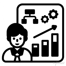 Business Budget Planning Solid Icon