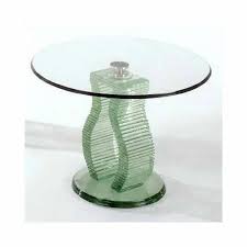 Glass Round Coffee Table Height 3