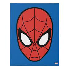 Spider Man Head Icon Panel Wall Art